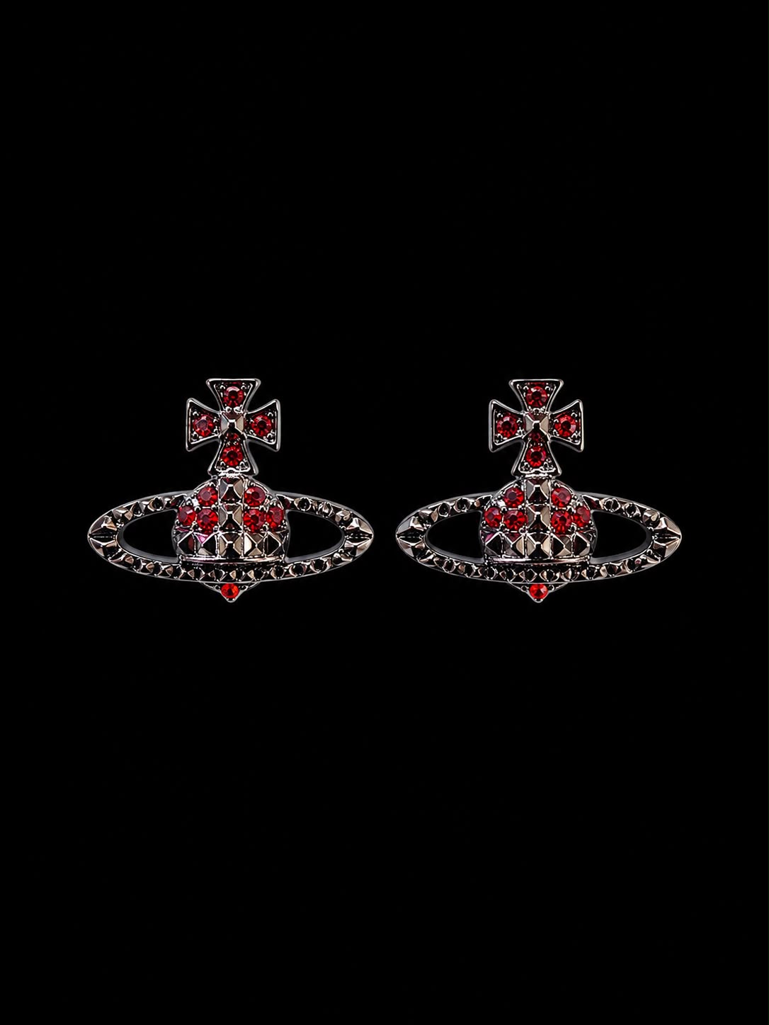 Aros saturno black red